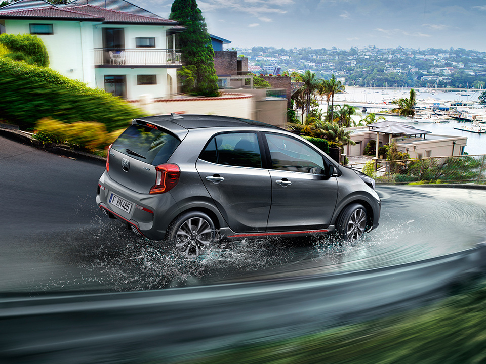 The new Kia Picanto torque vectoring function